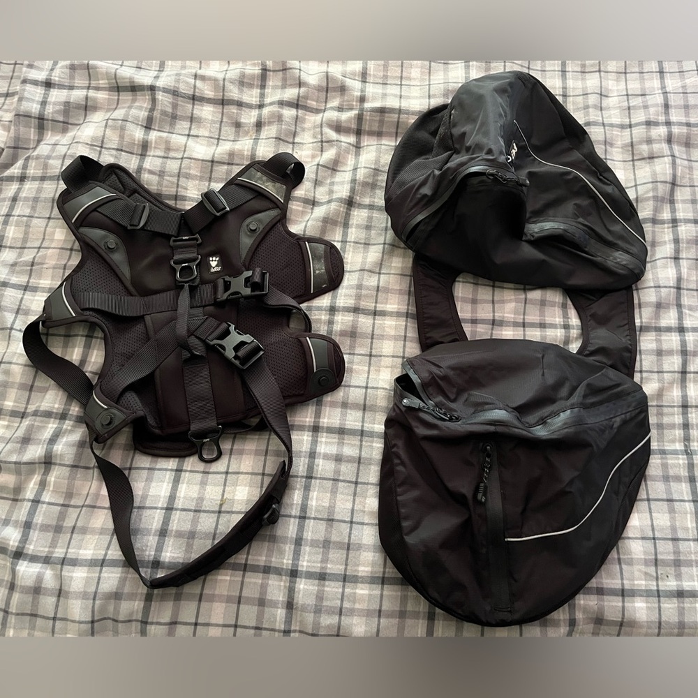 Hurtta dog harness and saddlebags size medium